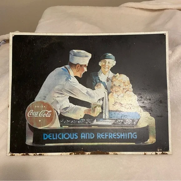 🌸 Coca Cola Vintage/Retro Wall Art - Picture 3 of 9